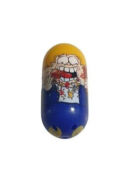 Mighty Beanz 38 Hot Dog Bean Moose 2010 Collectible Capsule Toy Yellow Blue Gift
